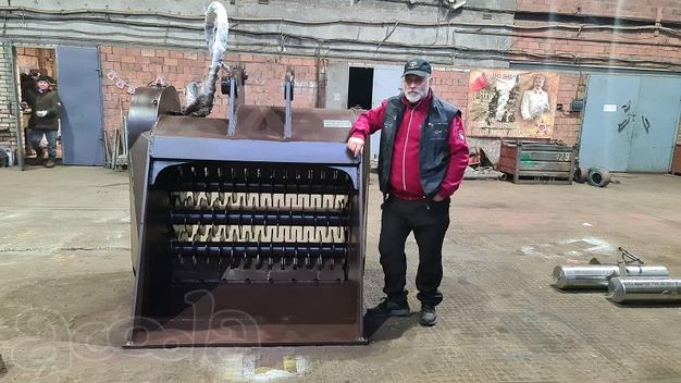 Шредер для смерзшейся глины